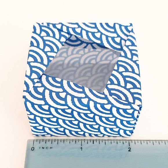 8 Pack Small Origami Boxes w/ Window | Gift Wrapping Ideas | Party Favors - Picture 7 of 7